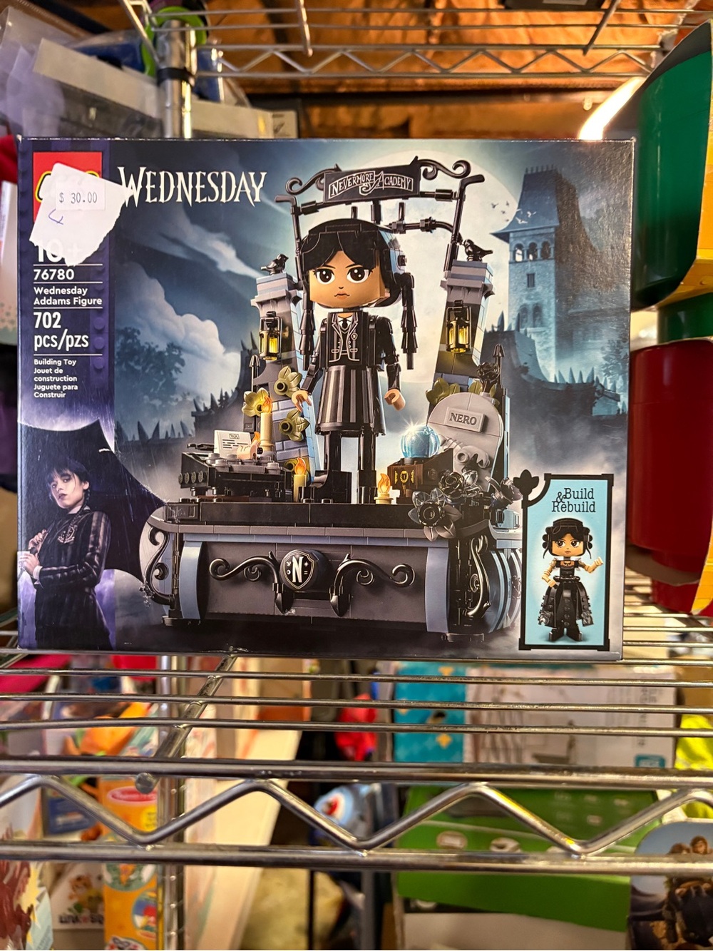 Nwt LEGO® Wednesday Addams Figure Building Set - may have stickers
